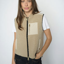 Indlæs billede til gallerivisning MOS MOSH Rowe Eli Teddy Vest Feather Gray
