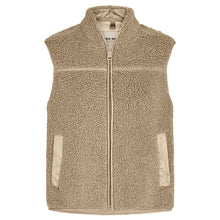 Indlæs billede til gallerivisning MOS MOSH Rowe Teddy Waistcoat Savannah Tan
