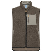 Indlæs billede til gallerivisning MOS MOSH Rowe Eli Teddy Vest Dusty Olive

