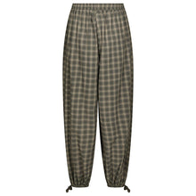Indlæs billede til gallerivisning NEO NOIR Roxane Balloon Check Pants Dusty Army
