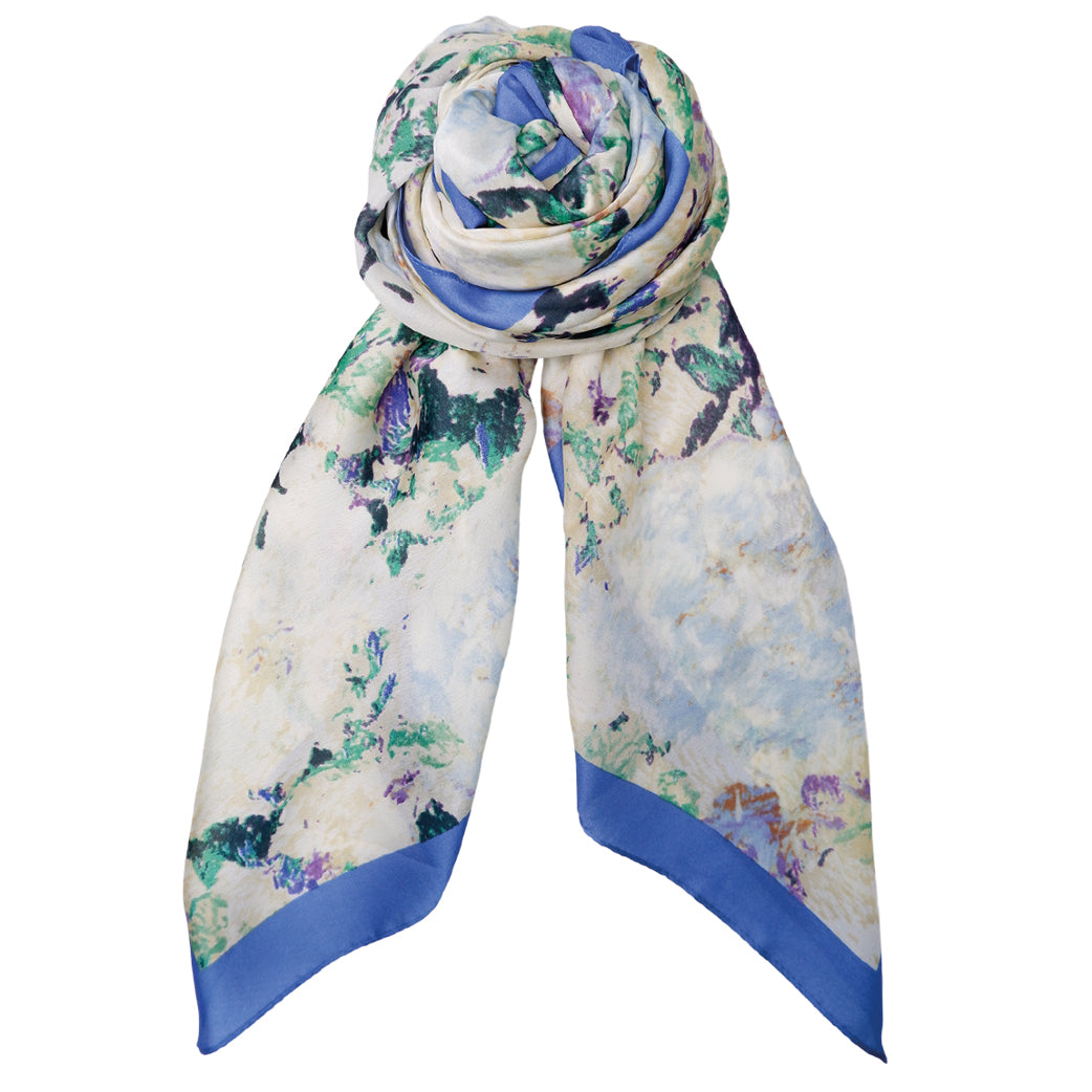 BLACK COLOUR Bcrumi Satin Scarf Blue