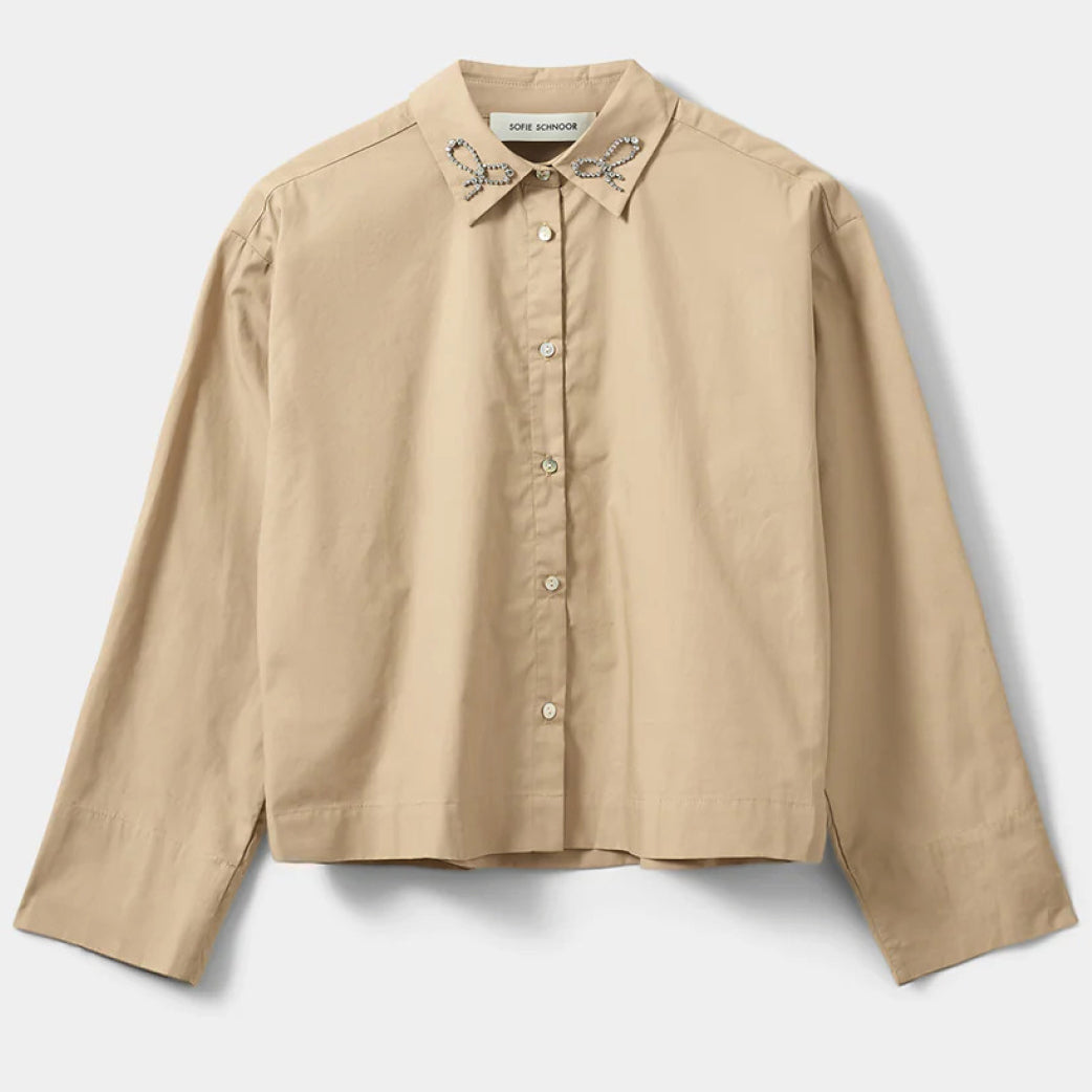 SOFIE SCHNOOR S251275 Ellidasw Shirt Camel