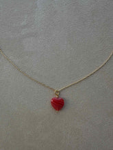 Indlæs billede til gallerivisning PICO COPENHAGEN French Grande Heart Pendant Blue
