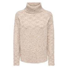 Indlæs billede til gallerivisning JDY Sabine Cowl Neck Pullover Oatmeal
