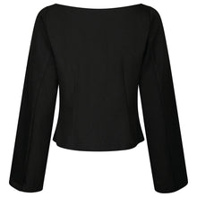 Indlæs billede til gallerivisning NEO NOIR Salsa Structure Blouse Sort
