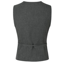 Indlæs billede til gallerivisning NEO NOIR Samara Wrap Waistcoat Antracit
