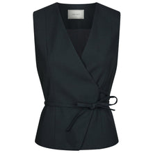 Indlæs billede til gallerivisning NEO NOIR Samara Melange Waistcoat Navy
