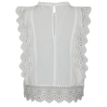 Indlæs billede til gallerivisning NEO NOIR Samia Lace Top Hvid
