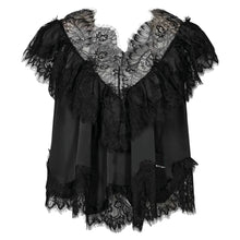 Indlæs billede til gallerivisning HAUTE L'AMITIÉ Sancerre Lace Top Black
