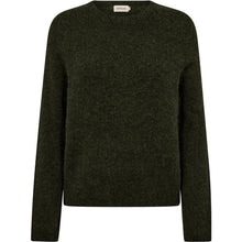 Indlæs billede til gallerivisning DEPECHE Sarah Alpaca O-Neck Khaki
