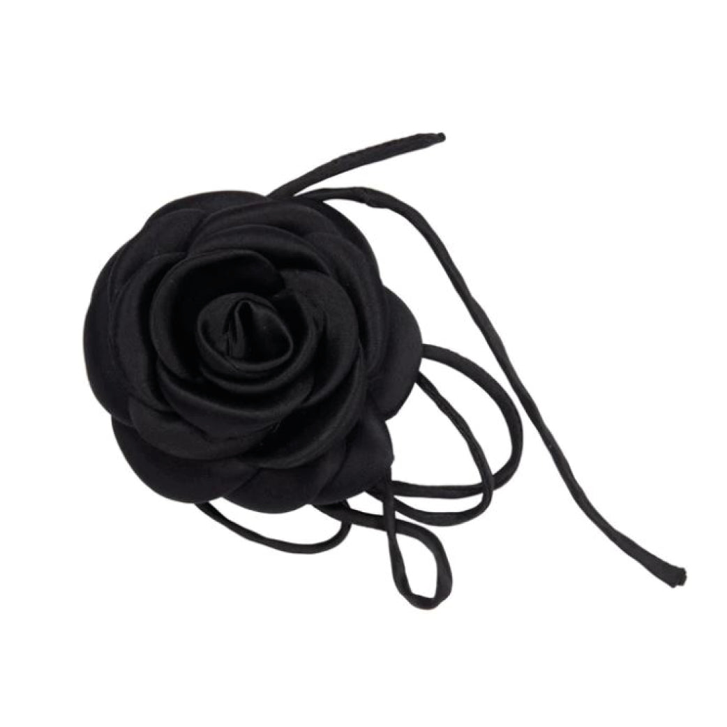 PICO COPENHAGEN Satin Rose String Black