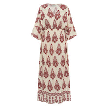 Indlæs billede til gallerivisning LOLLYS LAUNDRY Savannah Maxi Dress 3/4 Creme
