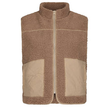 Indlæs billede til gallerivisning NEO NOIR Scout Teddy Waistcoat Taupe
