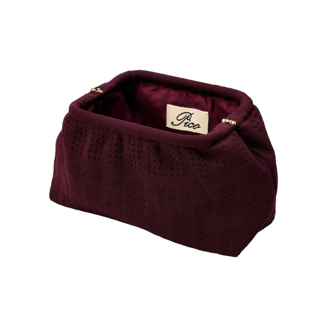 PICO COPENHAGEN Rosalia Clutch Lace Bordeaux