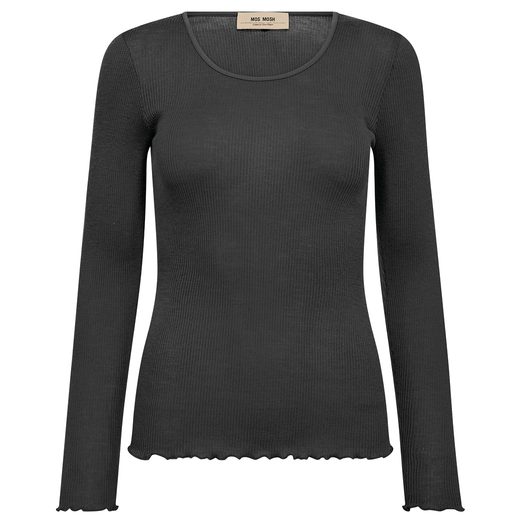 MOS MOSH Elaine O-ls Seamless Tee Phantom