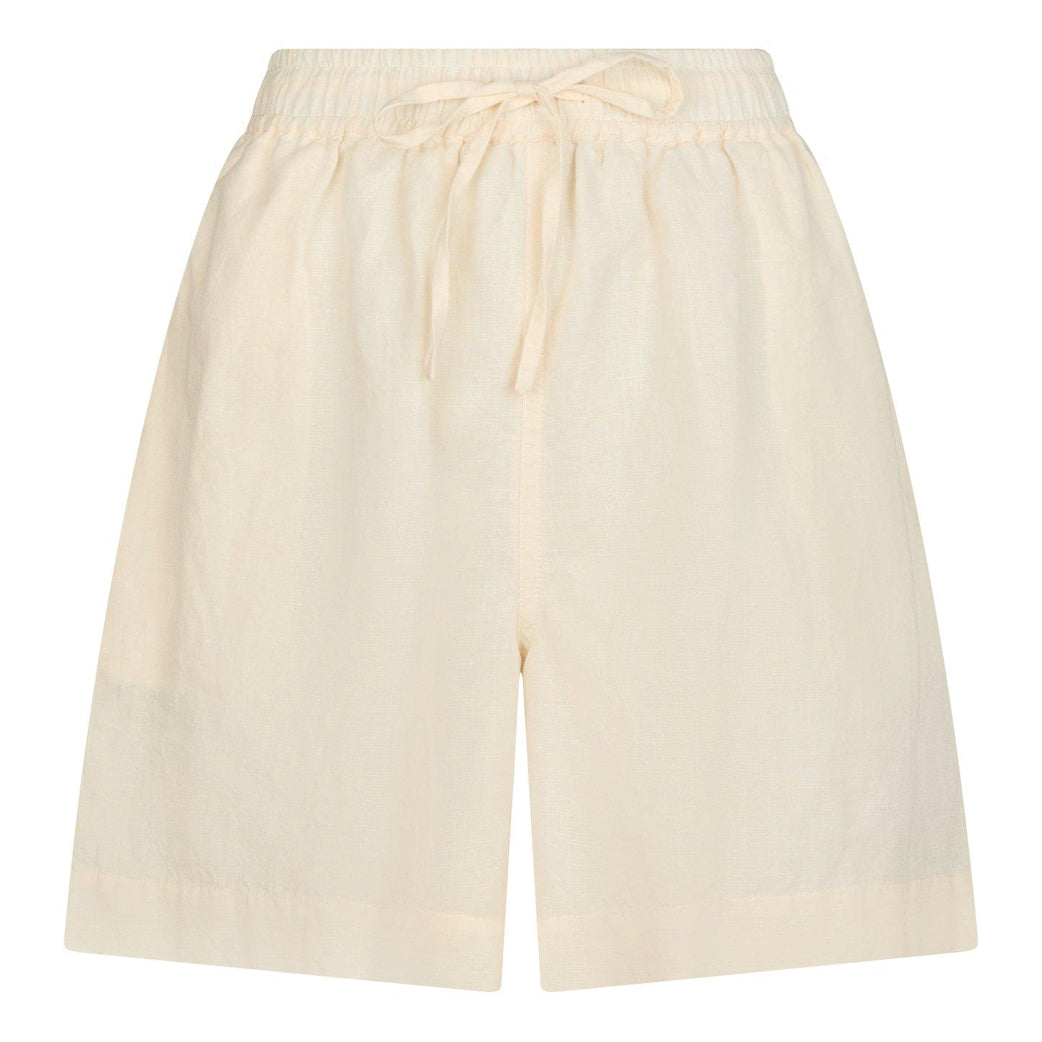 NEO NOIR Shala Linen Shorts Light Yellow