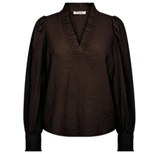 Indlæs billede til gallerivisning CO&#39; COUTURE Shina Frill Shirt Dark Brown
