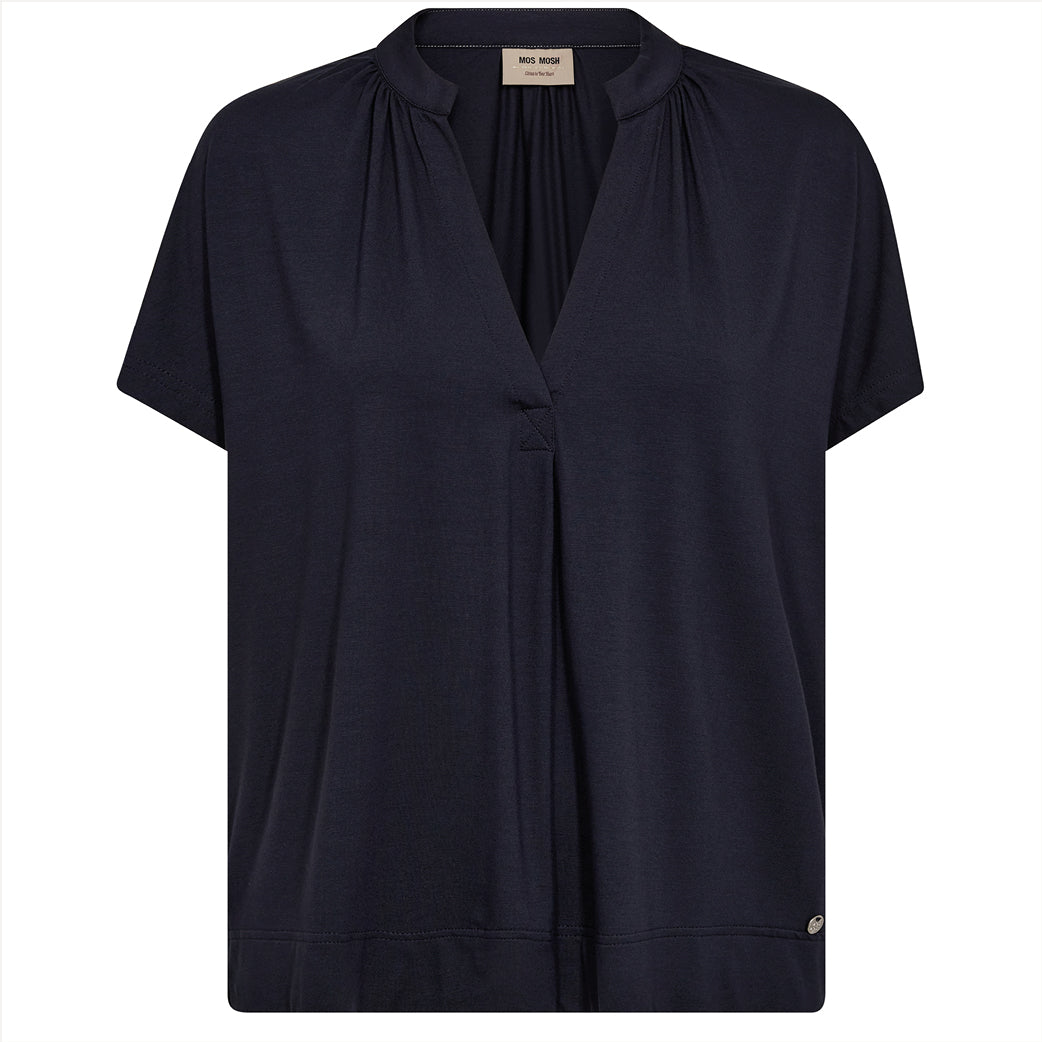 MOS MOSH Shira Tee Salute Navy