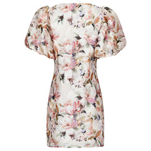 Indlæs billede til gallerivisning NEO NOIR Sika Brocade Print Dress Creme
