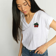 Indlæs billede til gallerivisning MOS MOSH Silao V-SS Tee White
