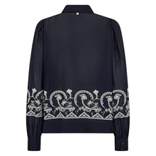 Indlæs billede til gallerivisning MOS MOSH Silc Lino Shirt Salute Navy
