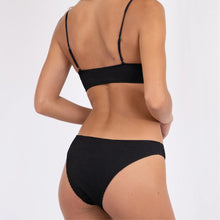 Indlæs billede til gallerivisning NEO NOIR Skin Sand Crepe Swim Top Black
