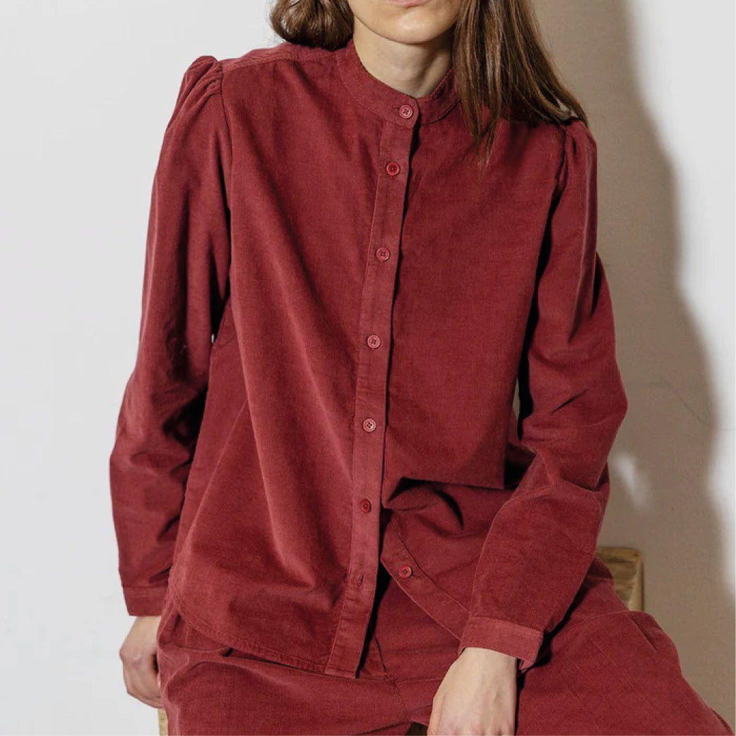 PROJECT AJ117 Skye Skjorte Burgundy