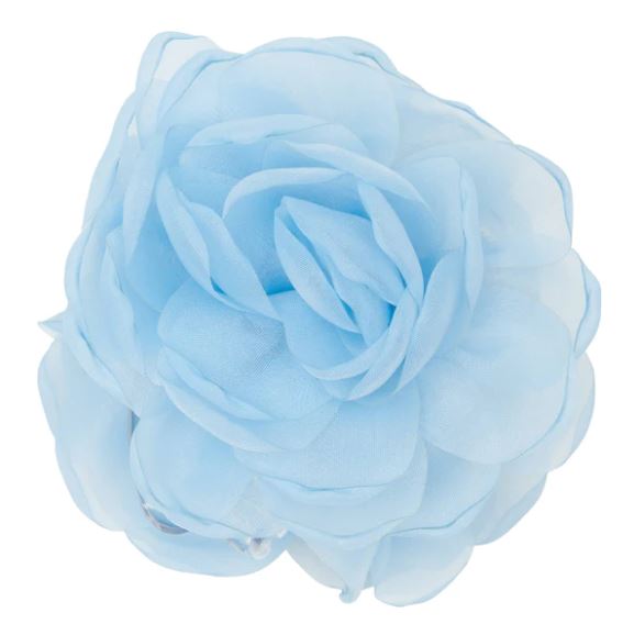 PICO COPENHAGEN Organza Flower Claw Sky