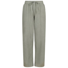 Indlæs billede til gallerivisning NEO NOIR Sonar Linen Pants Dusty Army
