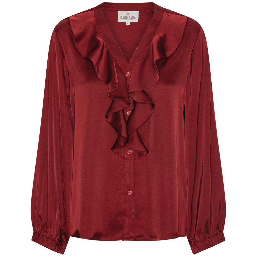 KARMAMIA Sophia Blouse Merlot