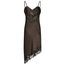 Indlæs billede til gallerivisning NEO NOIR Sorelle Lace Dress Dark Brown
