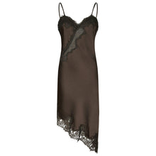 Indlæs billede til gallerivisning NEO NOIR Sorelle Lace Dress Dark Brown

