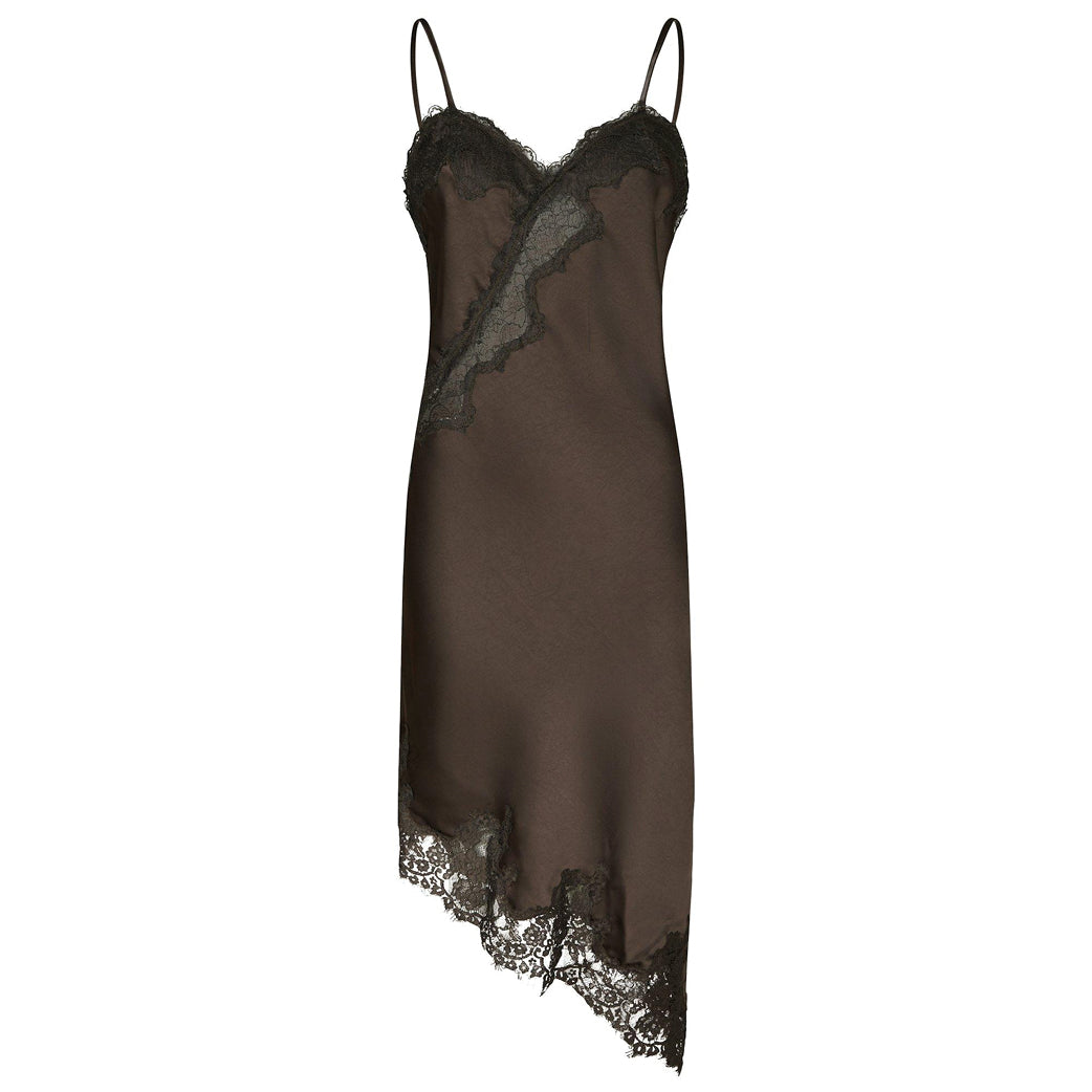NEO NOIR Sorelle Lace Dress Dark Brown