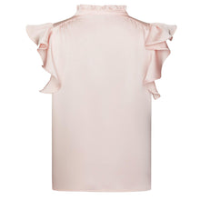 Indlæs billede til gallerivisning NEO NOIR Stella Heavy Sateen Blouse Light Pink

