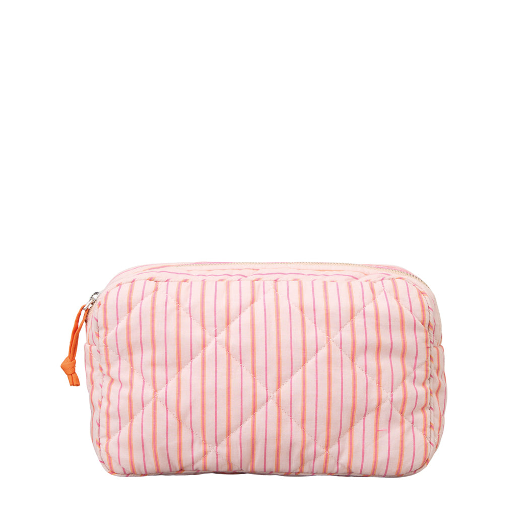 BECK SÖNDERGAARD Stripel Mini Malin Bag Peach Whip Pink