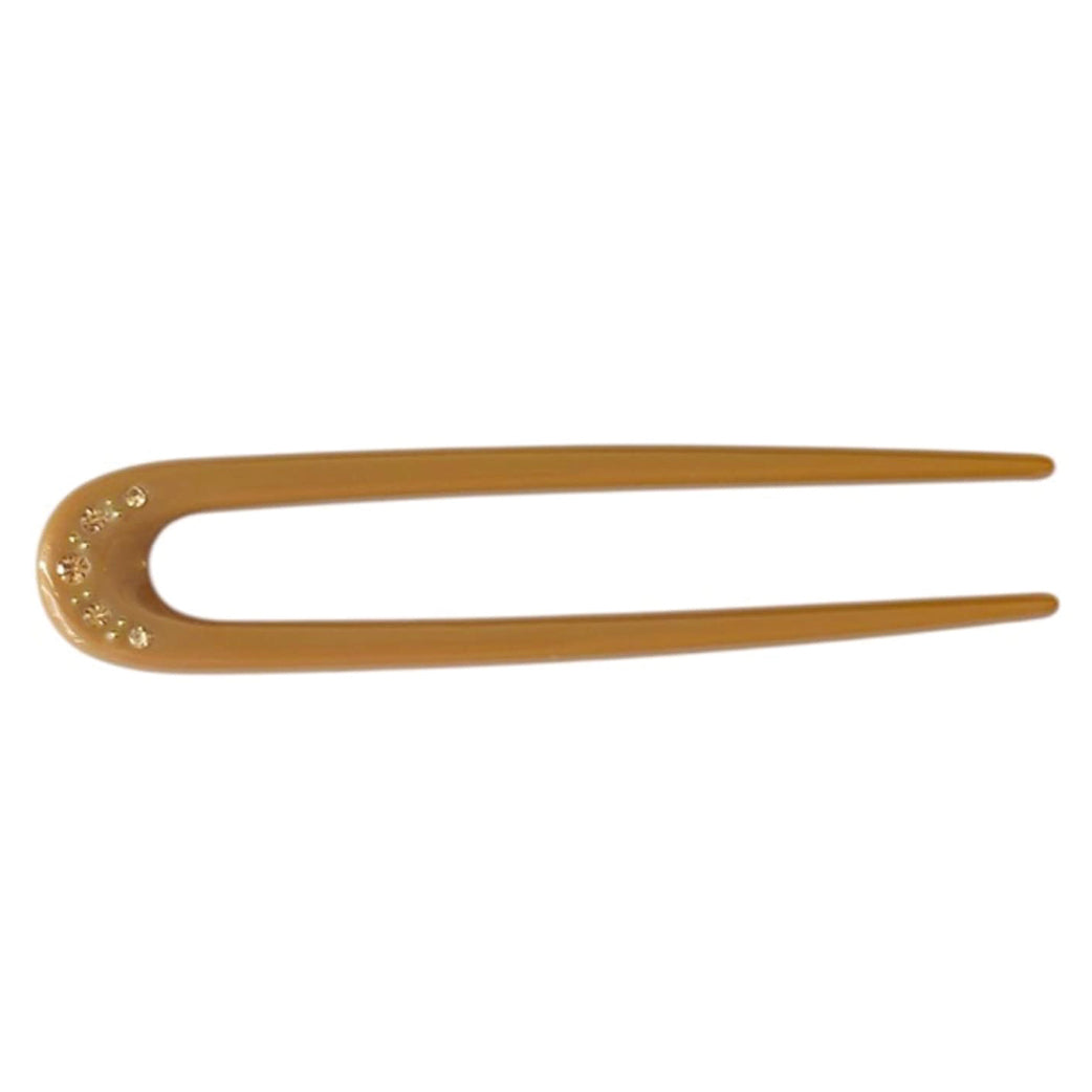PICO COPENHAGEN Sunny Crystal Hair Pin Toffee