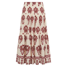 Indlæs billede til gallerivisning LOLLYS LAUNDRY Sunset Maxi Skirt Creme
