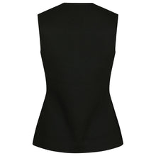 Indlæs billede til gallerivisning NEO NOIR Sway Smooth Knit Waistcoat Black
