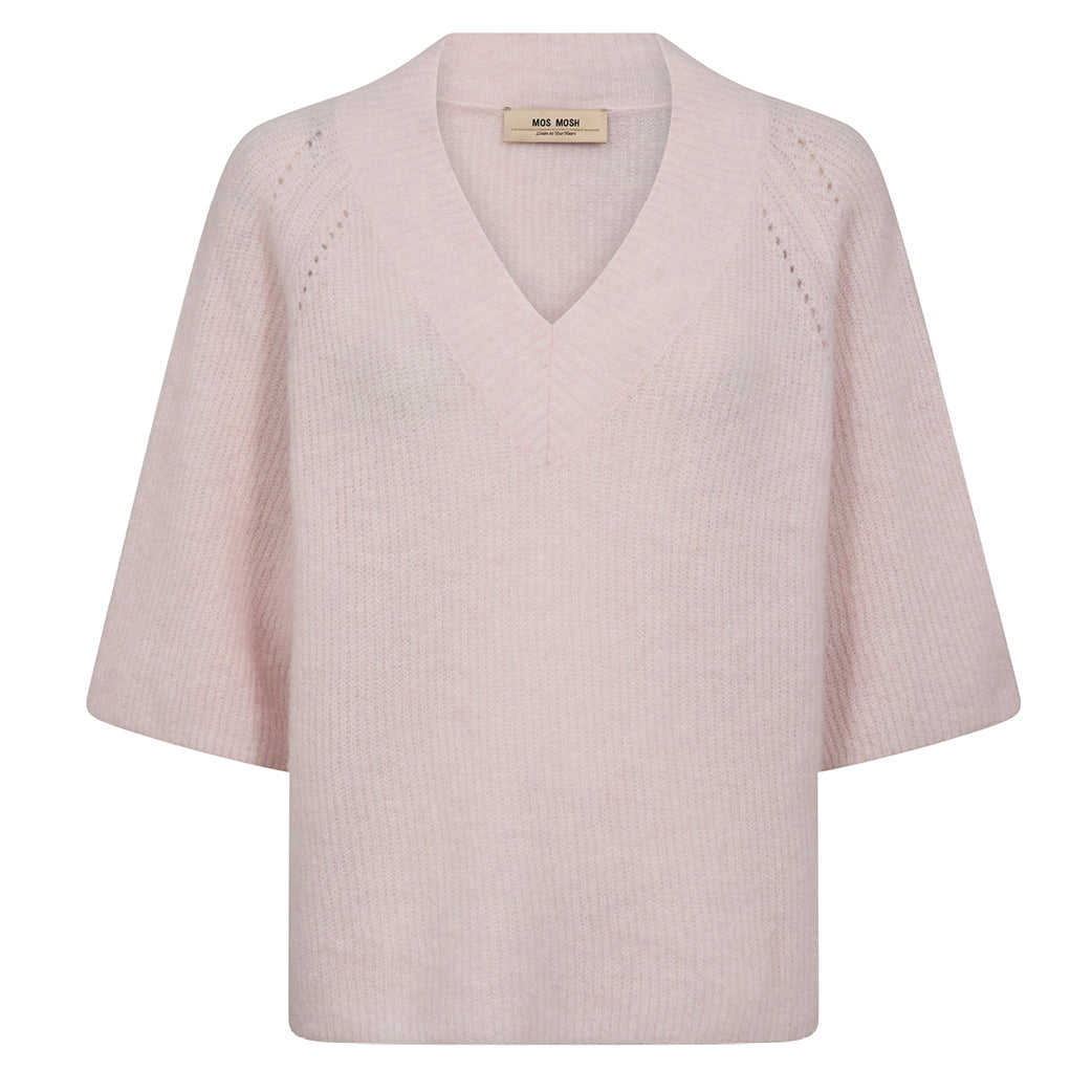MOS MOSH Taci V-Neck Knit Ballet Slipper