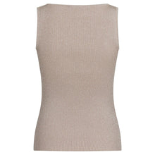 Indlæs billede til gallerivisning NEO NOIR Talia Glitter Knit Top Sand
