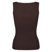Indlæs billede til gallerivisning NEO NOIR Talia Glitter Knit Top Burgundy
