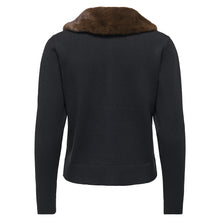 Indlæs billede til gallerivisning JDY Talia Faux Fur Cardigan Sort
