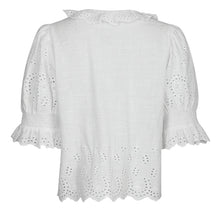 Indlæs billede til gallerivisning NEO NOIR Talise Emb Blouse Hvid
