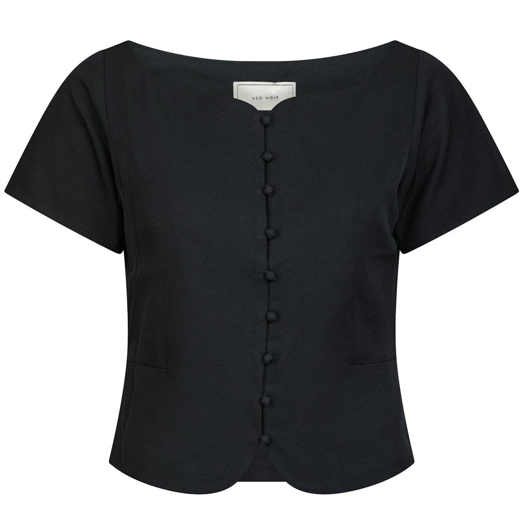 NEO NOIR Tango Structure Top Dark Navy