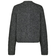 Indlæs billede til gallerivisning NEO NOIR Taura Flyffy Knit Cardin Antracit
