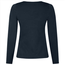 Indlæs billede til gallerivisning NEO NOIR Teller Knit Blouse Dark Navy
