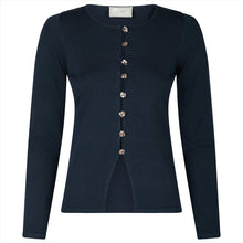 Indlæs billede til gallerivisning NEO NOIR Teller Knit Blouse Dark Navy
