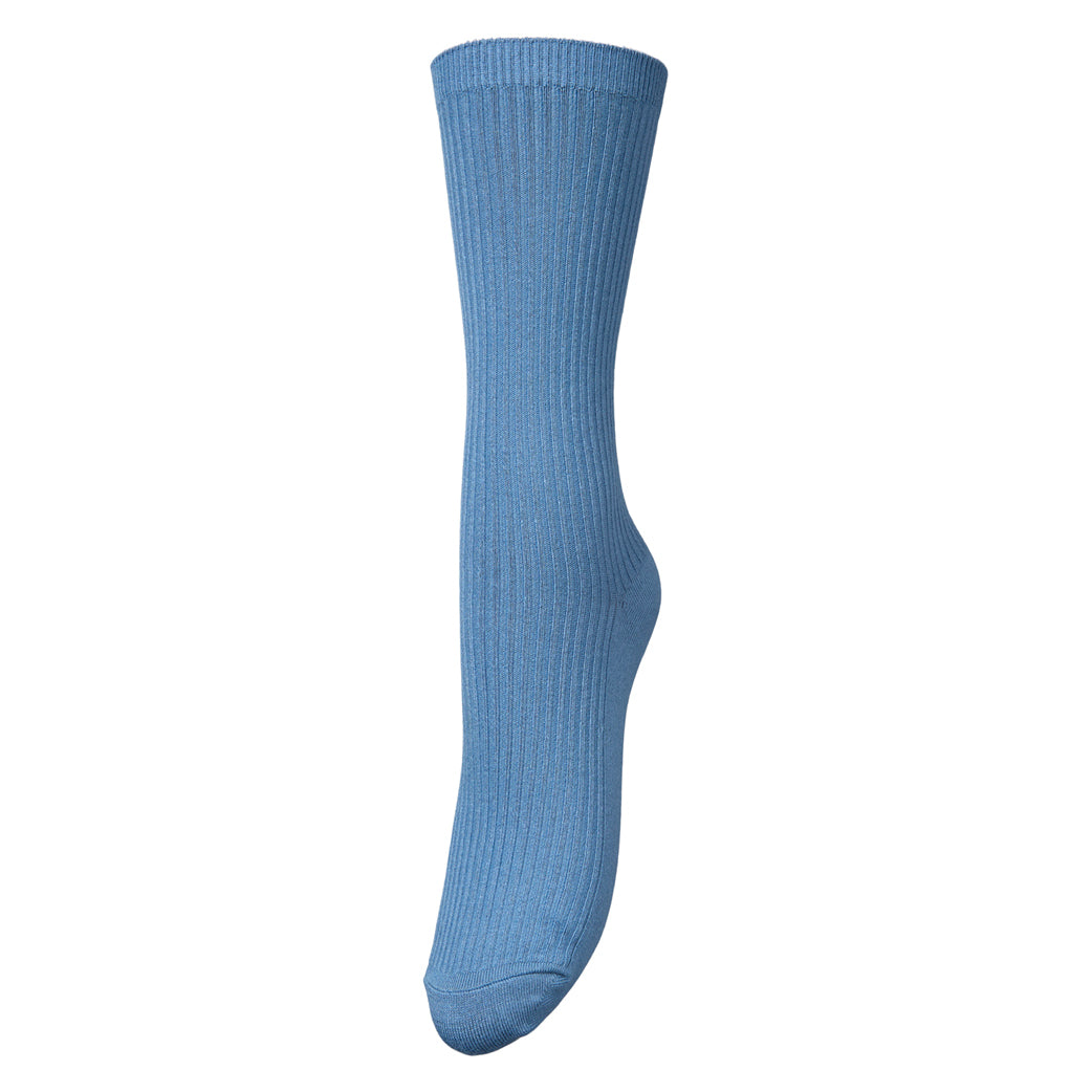 BECK SÖNDERGAARD Telma Solid Sock Coronet Blue