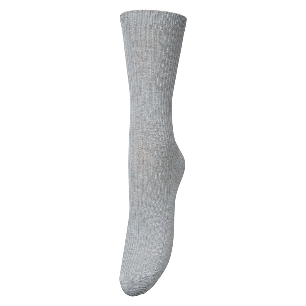 BECK SÖNDERGAARD Telma Solid Sock Light Grey