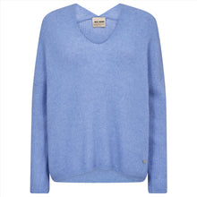 Indlæs billede til gallerivisning MOS MOSH Thora V-neck Knit Hydrangea
